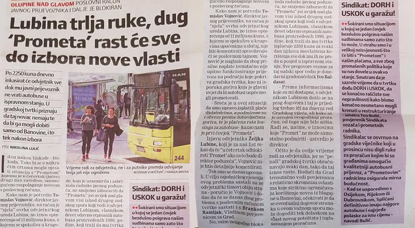 SVPR Promet Split: DORH u garažu