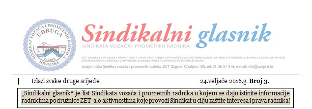 Sindikalni glasnik 3