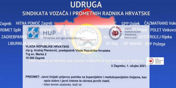 Dopis premijeru: Hitno riješite problem javnolinijskog prijevoza putnika ili građani ostaju bez te javne usluge
